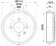 HELLA Bremstrommel 8DT 355 301-561