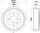 HELLA Bremstrommel 8DT 355 301-571