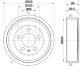HELLA Bremstrommel 8DT 355 300-371