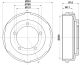 HELLA Bremstrommel 8DT 355 300-461