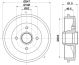 HELLA Bremstrommel 8DT 355 300-481