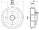HELLA Bremstrommel 8DT 355 300-601