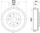 HELLA Bremstrommel 8DT 355 300-761