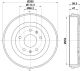 HELLA Bremstrommel 8DT 355 300-901