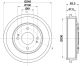HELLA Bremstrommel 8DT 355 302-401