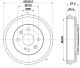 HELLA Bremstrommel 8DT 355 302-491