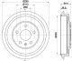 HELLA Bremstrommel 8DT 355 302-561