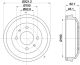 HELLA Bremstrommel 8DT 355 302-681