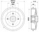 HELLA Bremstrommel 8DT 355 302-741
