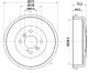 HELLA Bremstrommel 8DT 355 303-001