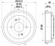HELLA Bremstrommel 8DT 355 303-031