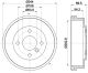 HELLA Bremstrommel 8DT 355 303-421
