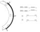 HELLA Bremsbackensatz, Feststellbremse 8DA 355 050-431