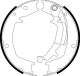 HELLA Bremsbackensatz, Feststellbremse 8DA 355 050-731