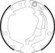 HELLA Bremsbackensatz, Feststellbremse 8DA 355 050-131
