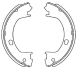 HELLA Bremsbackensatz, Feststellbremse 8DA 355 050-831