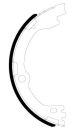 HELLA Bremsbackensatz, Feststellbremse 8DA 355 051-301