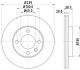 HELLA Bremsscheibe 8DD 355 100-191