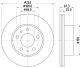 HELLA Bremsscheibe 8DD 355 100-341