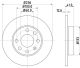 HELLA Bremsscheibe 8DD 355 100-431