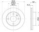 HELLA Bremsscheibe 8DD 355 100-531