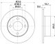 HELLA Bremsscheibe 8DD 355 100-601
