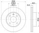 HELLA Bremsscheibe 8DD 355 100-721