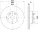HELLA Bremsscheibe 8DD 355 100-871