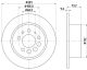 HELLA Bremsscheibe 8DD 355 100-891
