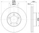 HELLA Bremsscheibe 8DD 355 100-911