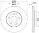 HELLA Bremsscheibe 8DD 355 100-941