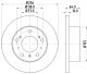 HELLA Bremsscheibe 8DD 355 101-121