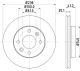 HELLA Bremsscheibe 8DD 355 101-261