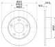 HELLA Bremsscheibe 8DD 355 101-381