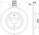 HELLA Bremsscheibe 8DD 355 101-451