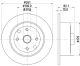 HELLA Bremsscheibe 8DD 355 101-671