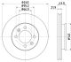HELLA Bremsscheibe 8DD 355 101-901