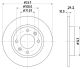 HELLA Bremsscheibe 8DD 355 102-061