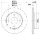 HELLA Bremsscheibe 8DD 355 102-231
