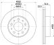HELLA Bremsscheibe 8DD 355 102-241