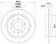HELLA Bremsscheibe 8DD 355 102-261