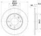 HELLA Bremsscheibe 8DD 355 102-511