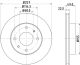 HELLA Bremsscheibe 8DD 355 102-651
