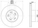 HELLA Bremsscheibe 8DD 355 102-691