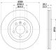HELLA Bremsscheibe 8DD 355 102-741