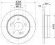 HELLA Bremsscheibe 8DD 355 102-991