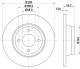 HELLA Bremsscheibe 8DD 355 103-071