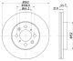 HELLA Bremsscheibe 8DD 355 103-121