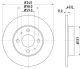 HELLA Bremsscheibe 8DD 355 103-151