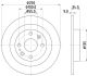 HELLA Bremsscheibe 8DD 355 103-191